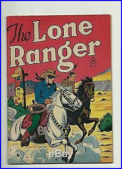 Four Color#118 1946 Dell The Lone Ranger Golden Age Tonto/silver