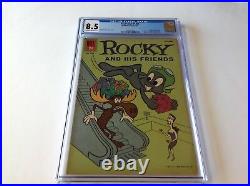 Four Color 1208 Cgc 8.5 Rocky And His Friends Bullwinkle Peabody Dell Comics