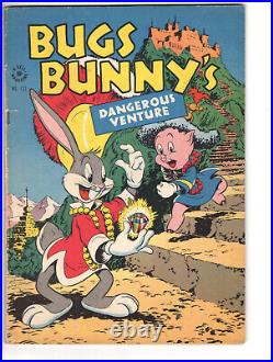 Four Color #123 (1946) Grade 5.5 Dell Bugs Bunny's Dangerous Venture