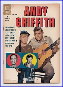 Four Color #1252 Andy Griffith #1 TV Show Photo Cover (Dell 1962) Sharp Copy