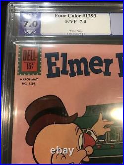 Four Color #1293 Elmer Fudd #16 (Warner Bros) Dell Comics Graded PGX 7.0 Rare