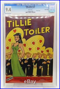 Four Color #132 CGC 9.4 Tillie the Toiler Golden Age Dell Comic