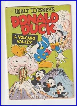 Four Color #147 1942 Walt Disney Donald Duck CARL BARKS VOLCANO VALLEY 6.0