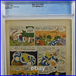 Four Color #147 (1947) CGC 8.0 Carl Barks Story & Art Carl Buettner Cover Dell