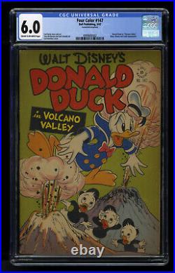 Four Color #147 CGC 6.0 (Dell, 1947) Donald Duck by Carl Barks