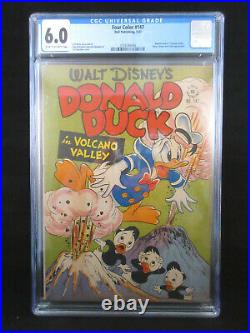 Four Color #147 CGC 6.0 VINTAGE Dell Comic Donald Duck Carl Barks Volcano Valley