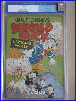 Four Color #147 CGC 8.0 Donald Duck in Volcano Valley