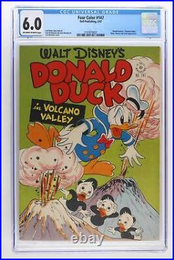 Four Color #147 Dell 1947 CGC 6.0 Donald Duck in Volcano Valley. Huey, Dewey
