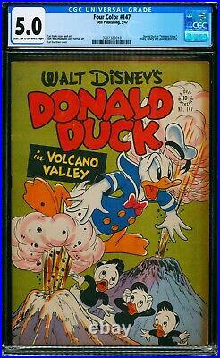 Four Color #147 Donald Duck In Volcano Valley Dell Golden Age Barks Cgc