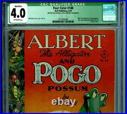 Four Color #148 CGC 4.0 Qualified Albert and Pogo 1947 Dell Amricons K9