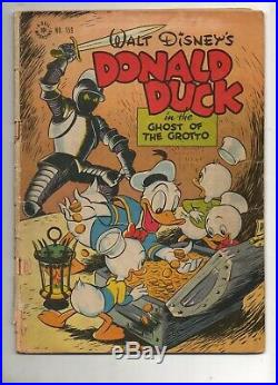 Four Color #159 DONALD DUCK by CARL BARKS! Ghost of the Grotto 1947 G/VG 3.0