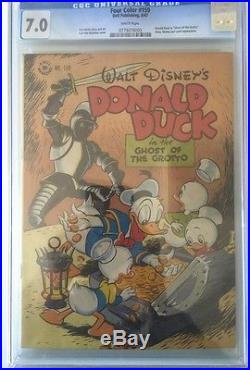Four Color #159 Dell 8/47 Donald Duck In Ghost Grotto CGC 7.0 White Pages