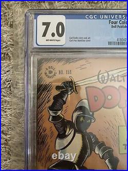 Four Color #159 Donald Duck In Ghost Of The Grotto Dell Golden Age Barks Cgc 7.0