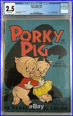 Four Color #16 (#1) CGC 2.5 1st Porky Pig in its own title! KEY ISSUE! L@@K