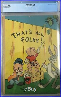 Four Color #16 (#1) CGC 2.5 1st Porky Pig in its own title! KEY ISSUE! L@@K
