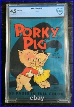 Four Color #16 Dell Publishing Porky Pig #1 1942 CBCS 4.5 18062CDFD003