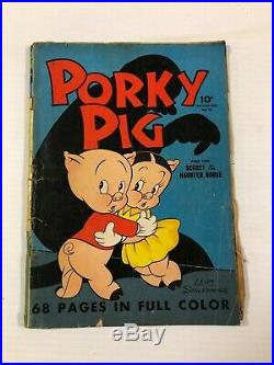 Four Color #16 Porky Pig 1941 Dell Golden Age Comic Book