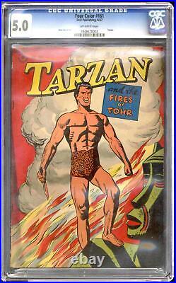 Four Color #161 CGC 5.0 (OW) Tarzan and the Fires of Tohr