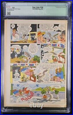 Four Color #164 + #191 CGC lot (Dell 1947 1948) Bugs Bunny Porky Pig LOW CENSUS