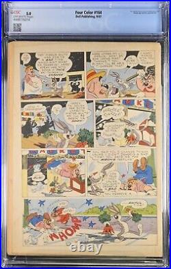 Four Color #164 CGC 5.0 OW Pages -Bugs Bunny Finds The Frozen Kingdom 1947 Dell