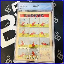 Four Color 168 CGC 5.0 Popeye Bud Sagendorf Story Art and Cover 1947 DELL