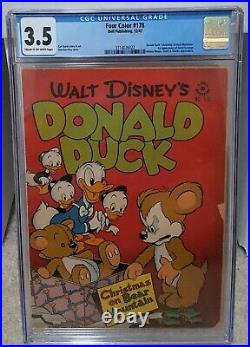Four Color #178 (1947) CGC 3.5 1st Appearance of Uncle Scrooge Dell Comics Key