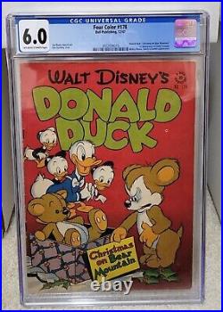 Four Color #178 (1947) CGC 6.0 1st Uncle Scrooge Carl Barks Dell Comics Key