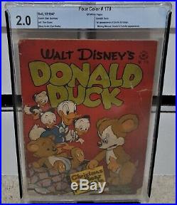 Four Color #178 (1947) GD 2.0 1st Appearance of Uncle Scrooge Dell Comics KEY