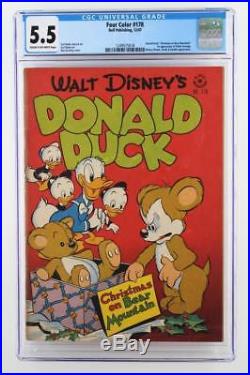 Four Color #178 CGC 5.5 FN- Dell 1947 1st App of Uncle Scrooge (Disney)