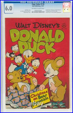 Four Color #178 CGC 6.0 Dell 1947 1st Uncle Scrooge! Donald Duck L9 224 cm clean