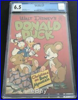Four Color #178 CGC 6.5 FN+ CR/OW Dell 1947 1st Uncle Scrooge