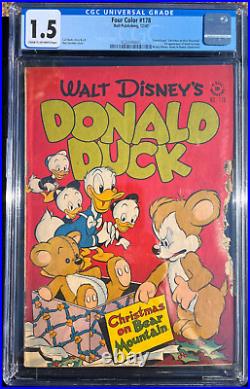 Four Color #178 Key 1st Scrooge DELL Disney Donald Duck 1947