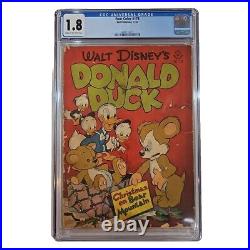 Four Color #178 Key 1st Scrooge Dell Disney Donald Duck 1947 COMPLETE CGC 1.8