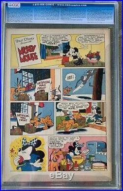 Four Color #181 (1948) CGC 8.5 - Mickey Mouse in Jungle Magic White pages