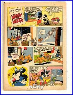 Four Color # 181 FN Dell Golden Age Comic Book Mickey Mouse Walt Disney JL19