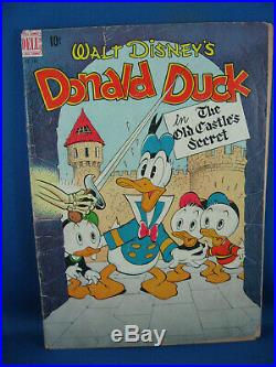 Four Color 189 Donald Duck Vg The Old Castles Secret Barks Uncle Scrooge 1948