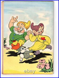 Four Color #19 (1943) Grade 5.5 Dell Disney Thumper Meets The Seven Dwarfs