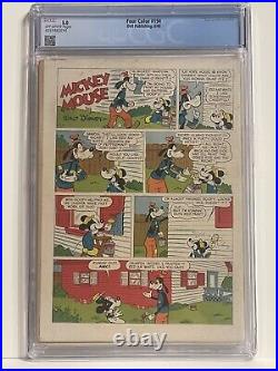 Four Color #194 CGC 5.0 Dell 1948 Disney Mickey Mouse shark cover Rare Find