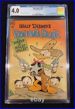 Four Color #199, CGC 4.0, Dell October 1948, Donald Duck, Sheriff of Bull Valley