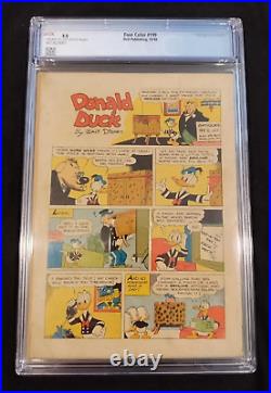 Four Color #199, CGC 4.0, Dell October 1948, Donald Duck, Sheriff of Bull Valley