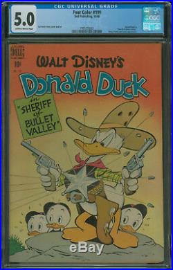 Four Color #199 CGC 5.0 Walt Disney's Donald Duck in Sheriff of Bullet Valley