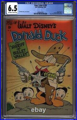Four Color #199 CGC 6.5 DONALD DUCK Barks Sheriff Bullet Valley (4265870003)