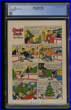 Four Color #203 CGC FN/VF 7.0 Cream To Off White Donald Duck Carl Barks Art