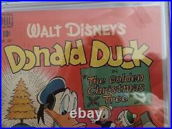 Four Color #203 Donald Duck Carl Barks Christmas Cover! CGC 7.0 FN/VF Off-White