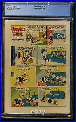Four Color #223 CGC VG 4.0 Off White to White Carl Barks Art Disney Donald Duck