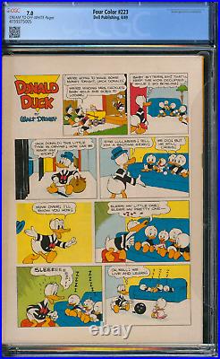 Four Color #223 Dell 1949 CGC 7.0 Carl Barks Story, Cover and Art