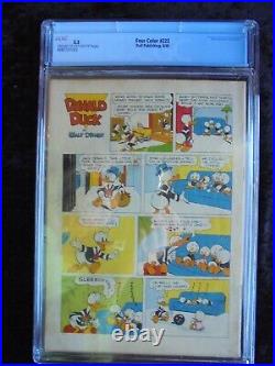Four Color #223 Donald Duck In Lost In The Andes 1949 Golden Age Barks Cgc 3.5