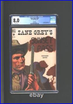Four Color #230 CGC 8.0 File Copy. Zane Grey's Sunset Pass 1949