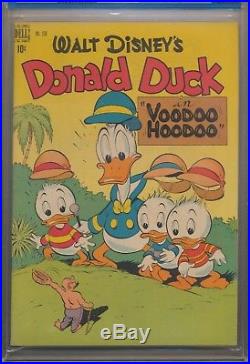 Four Color #238 (1949) Donald Duck Voodoo Hoodoo CGC 8.5 VF+ OW-P Carl Barks