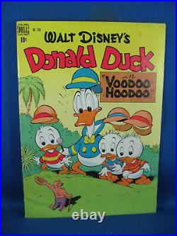 Four Color 238 Donald Duck F Vf Carl Barks Voodoo Hoodoo 1949